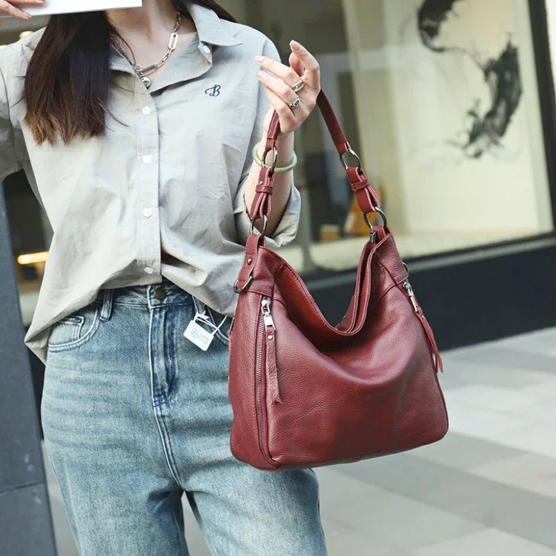 Premium Cowhide Crossbody