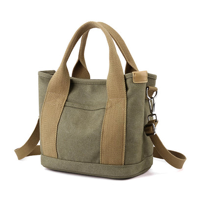 Thickened Canvas Shoulder Bag