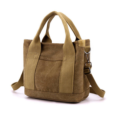 Thickened Canvas Shoulder Bag