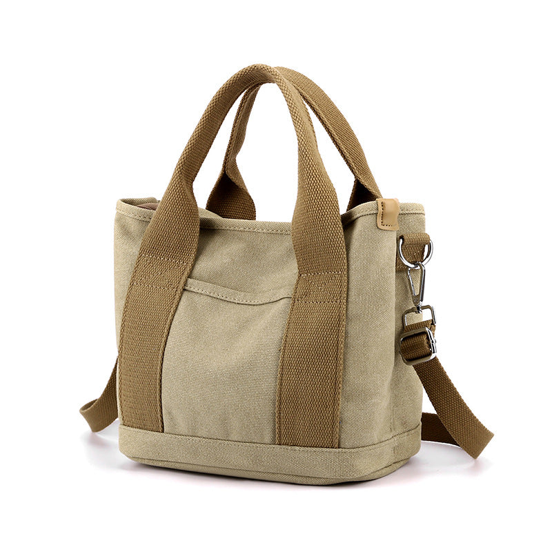 Thickened Canvas Shoulder Bag