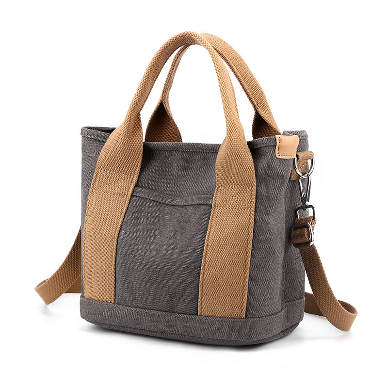 Thickened Canvas Shoulder Bag
