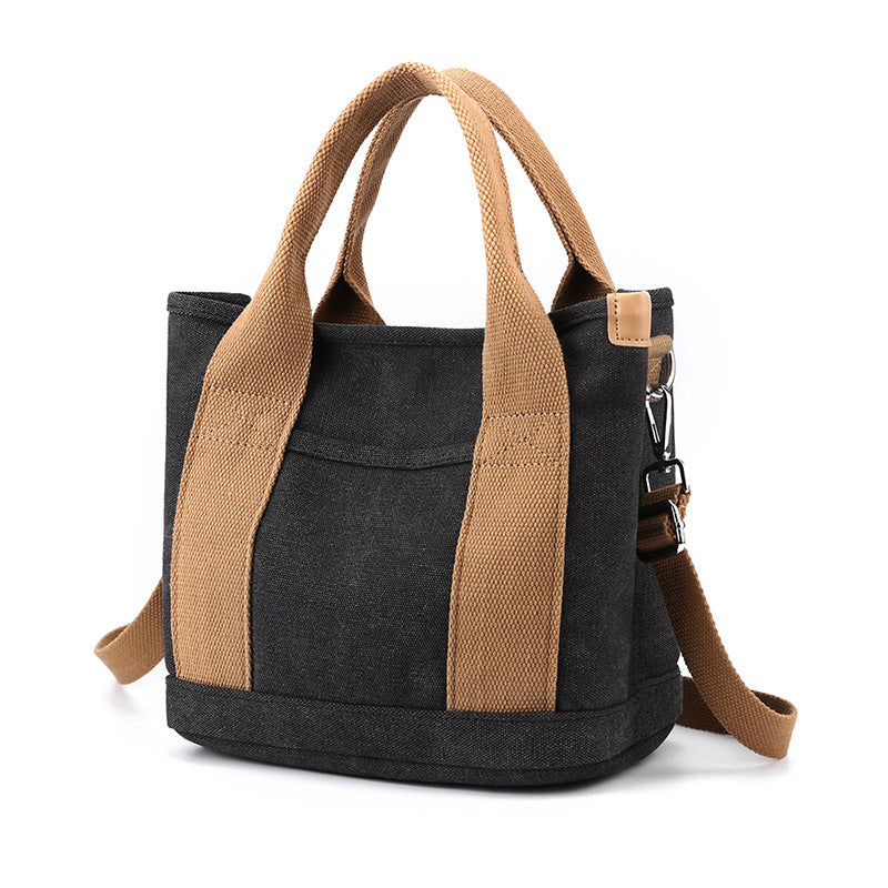 Thickened Canvas Shoulder Bag
