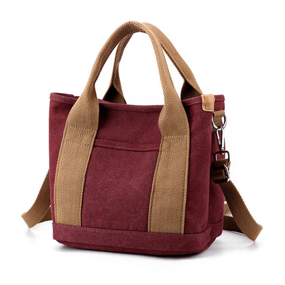 Thickened Canvas Shoulder Bag