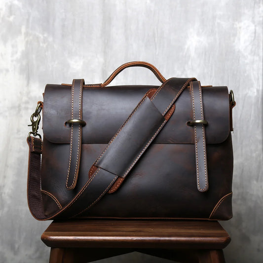 Vintage Top-Grain Commuter Case
