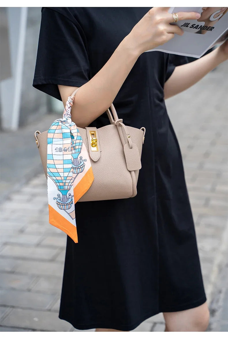 The Belle Leather Nouveau Tote