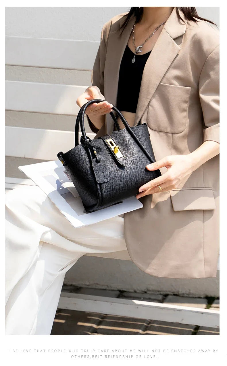 The Belle Leather Nouveau Tote