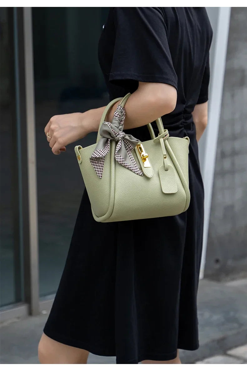 The Belle Leather Nouveau Tote