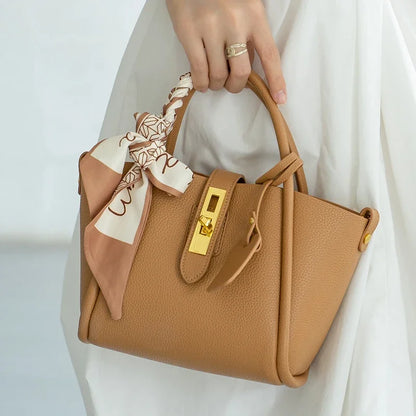 The Belle Leather Nouveau Tote