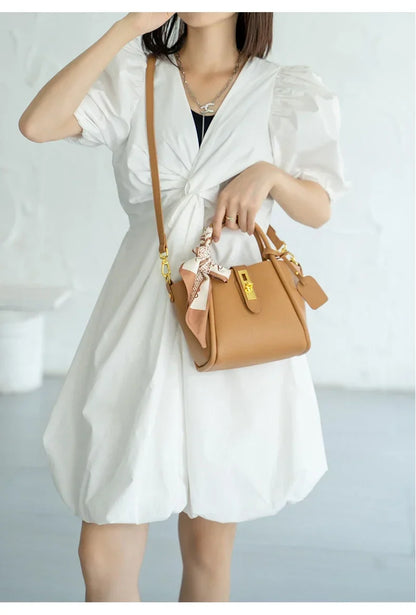 The Belle Leather Nouveau Tote