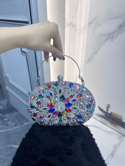 Sunflower Diamond Evening Bag