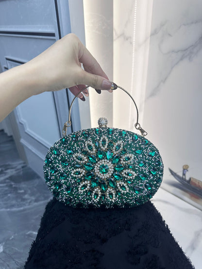 Sunflower Diamond Evening Bag