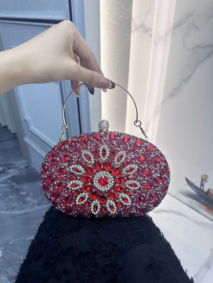 Sunflower Diamond Evening Bag