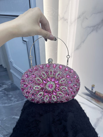 Sunflower Diamond Evening Bag
