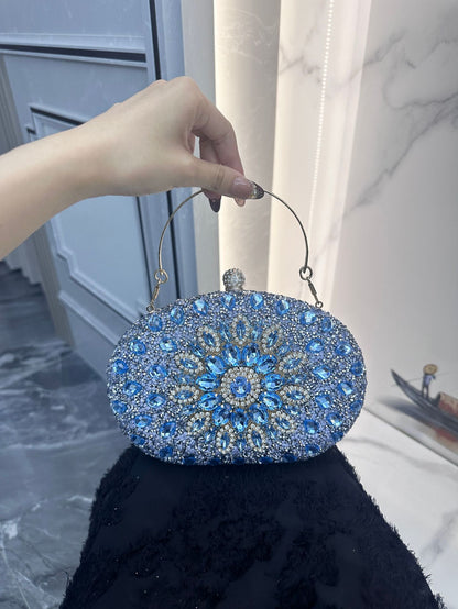 Sunflower Diamond Evening Bag