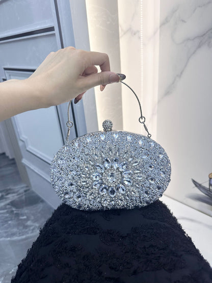 Sunflower Diamond Evening Bag