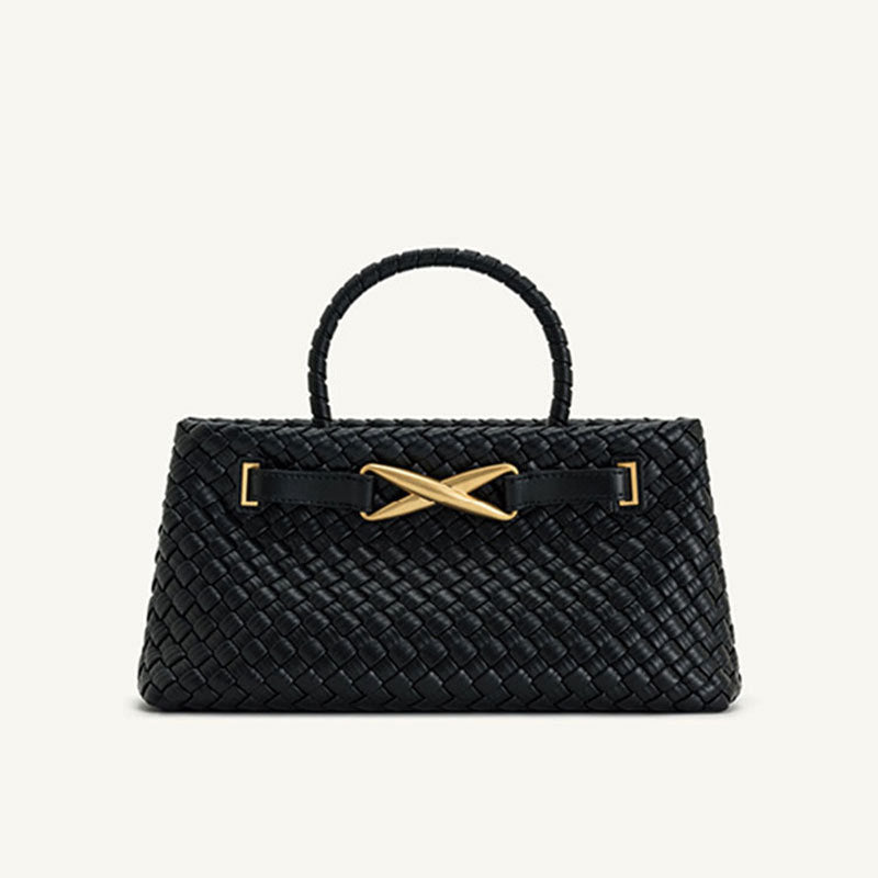 Bow Woven Tote